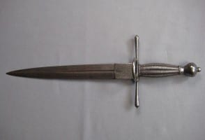 Linkhanddolch, deutsch um 1580